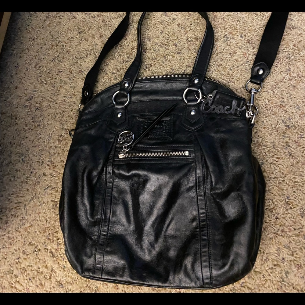 Lightly Used Crossbody and Over the Shoulder Large COACH Purse
